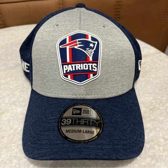 New England Patriots New Era 39THIRTY NFL Official Sideline Road Cap Med/large - Picture 1 of 7